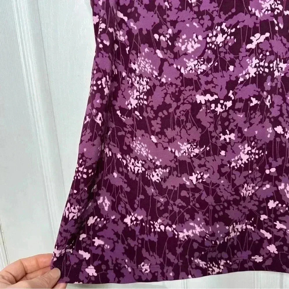 Reitman’s Tank Top Spaghetti Straps  Adjustable Purple Floral Size Medium - Picture 10 of 16